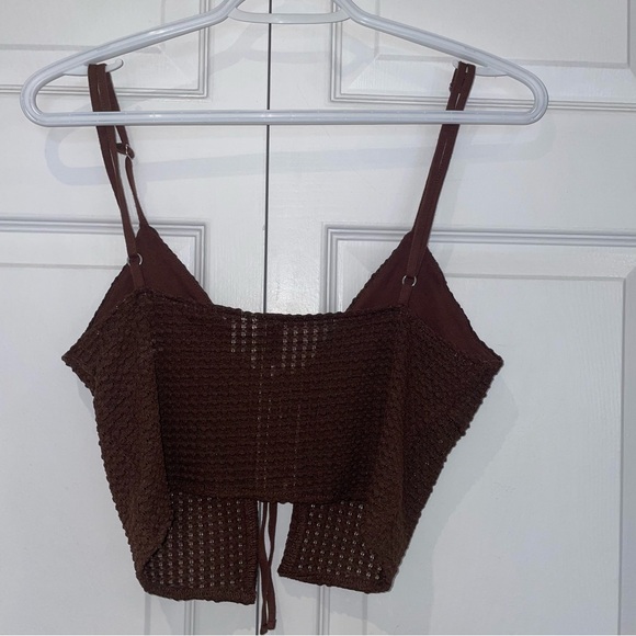 H&M Crochet Tie Top - Picture 2 of 4